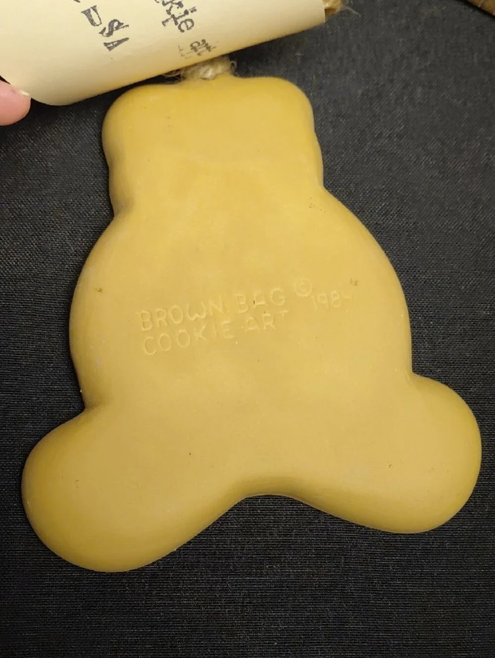 VINTAGE BROWN BAG COOKIE ART MOLD